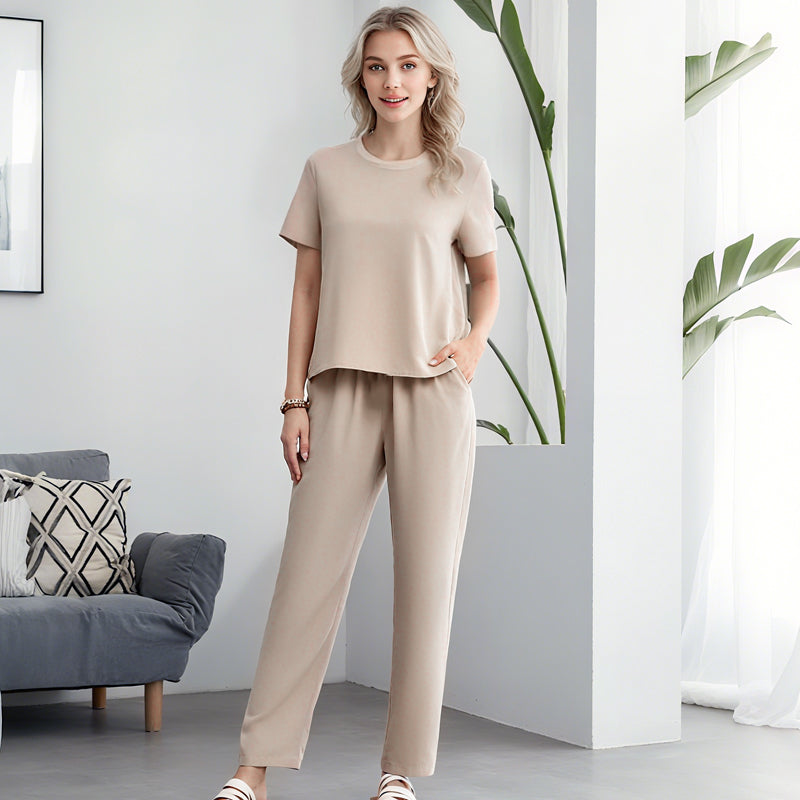 ⏰Limited Sale 50% OFF🌸 Women's Soft Casual Top and Pants Set
