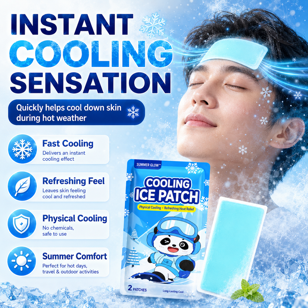 Gentle Skin-Friendly Instant Cooling Relief Patches