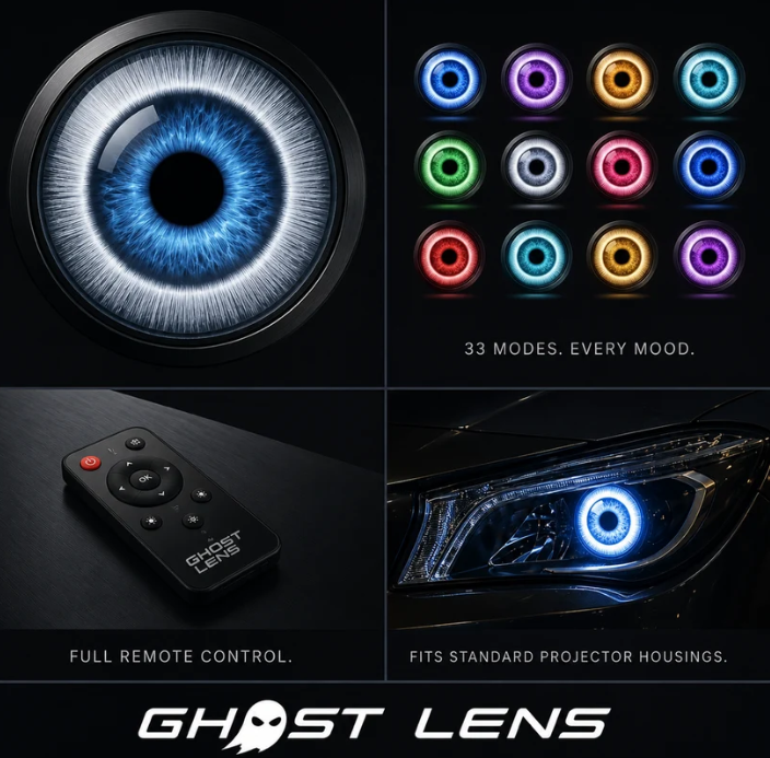 LED Devil Eyes Headlights-visual feast