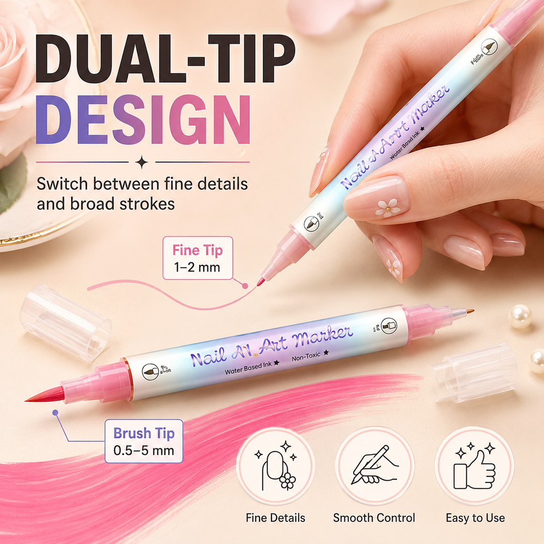 DIY Nail Art Marker Pen Set