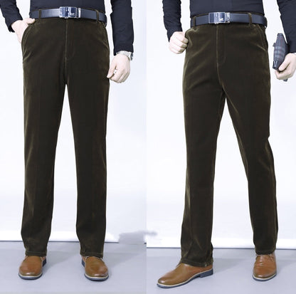 🔥Last Day Sale 49%🔥Men's Stretchy Corduroy Straight Long Pants