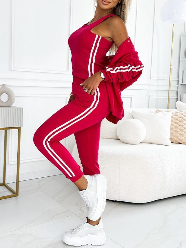 ✨New products on offer ✨Women's three-piece baseball jacket and pants set