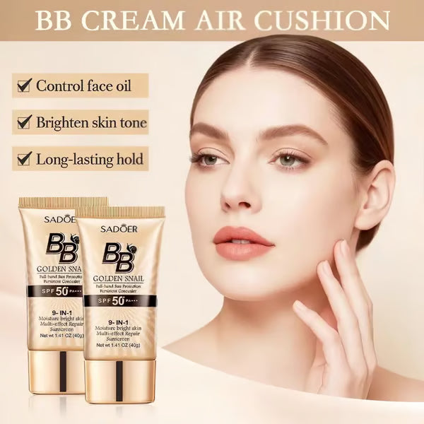High-coverage waterproof snail BB cream