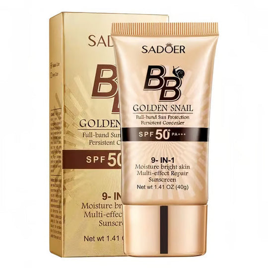 High-coverage waterproof snail BB cream