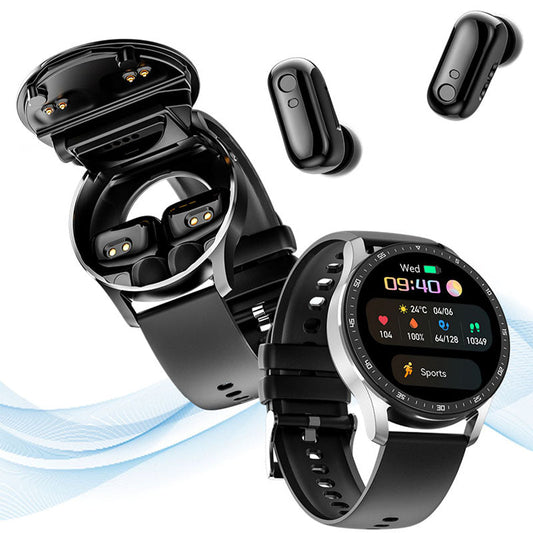 ✨2024 New Technology -2 IN 1 SMARTWATCH WITH EARPHONES(Free Shipping)