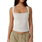 🎀Buy 1 Get 1 Free🎀Women’s Square Neck Sleeveless Tank Top – Soft, Stretchy & Chic