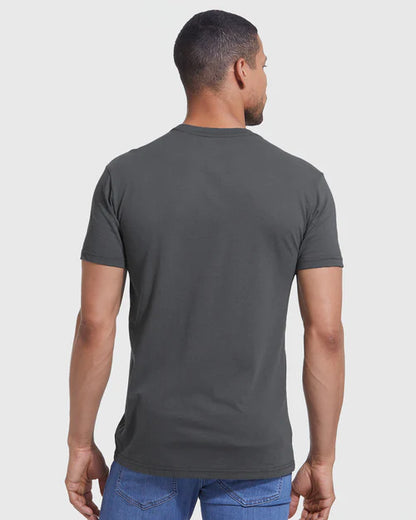 Classic Round Neck Short Sleeve Cotton T-Shirt