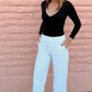👖2025 HOT SALE💷Stretch Twill Cropped Wide Leg Pants