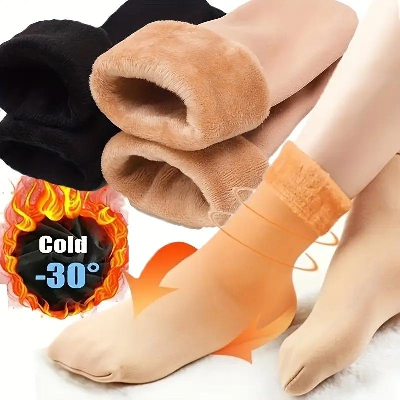 💖LAST DAY SALE -Each Only ￡1.89🎁5/10PCS Unisex Thickened Fleece Lined Cold-Proof Winter Socks