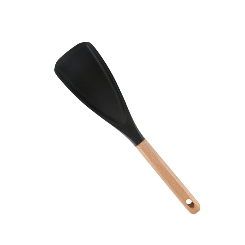 🔥🔥Silicone Salad Spatula with Wood Handle