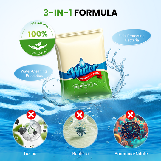 500g Premium Pond Care Powder | Water Clarifier & Algae Control 🐟🌊🔬
