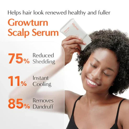 Hair GrowthSerumwith Built in Brush for Hair Growth & Thickening