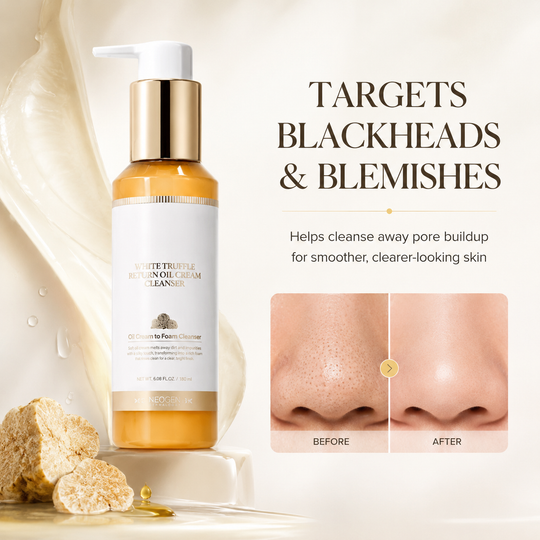 Deep pore cleansing facial cleanser, exfoliates, removes blackheads, tightens pores