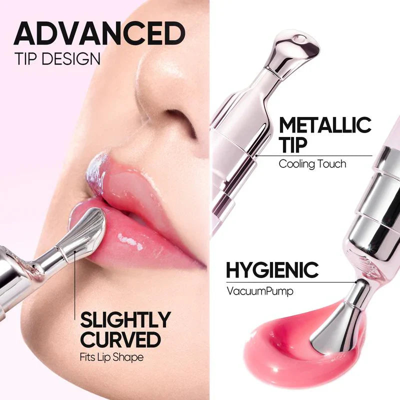 💞LIMITED SALE BUY 1 GET 1 FREE!!✨Hydrating Brightening Lip Serum with Vacuum Pump
