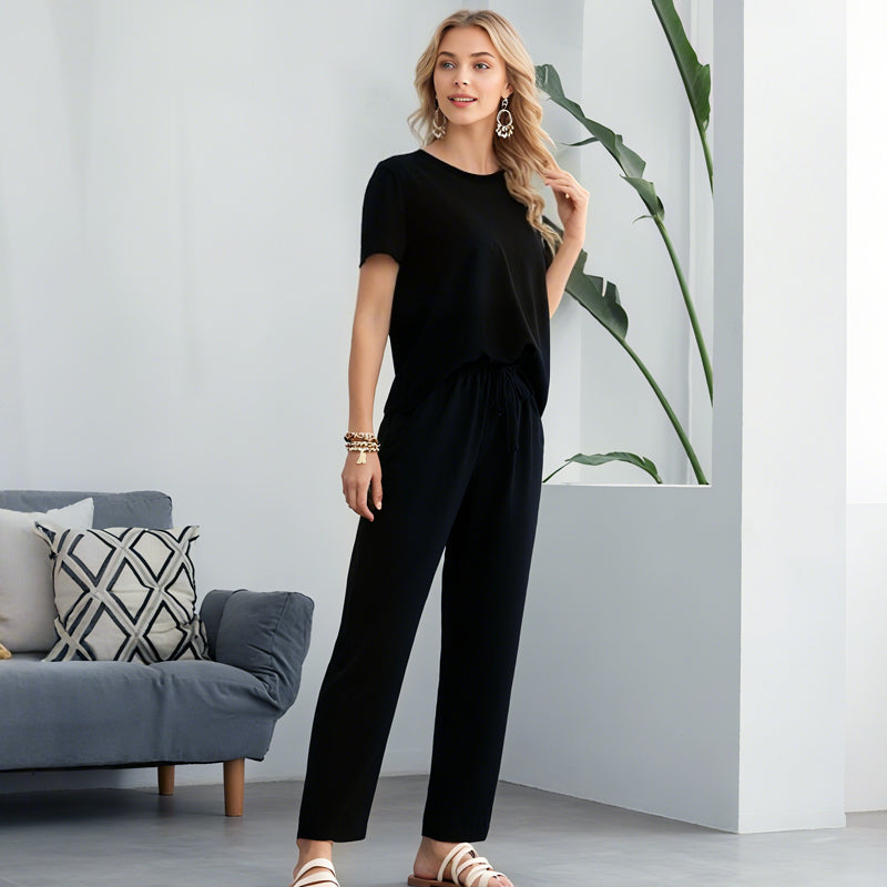 ⏰Limited Sale 50% OFF🌸 Women's Soft Casual Top and Pants Set