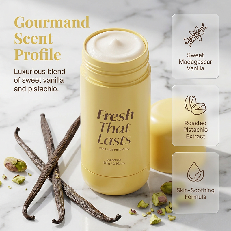Vanilla & Pistachio Scented Deodorant