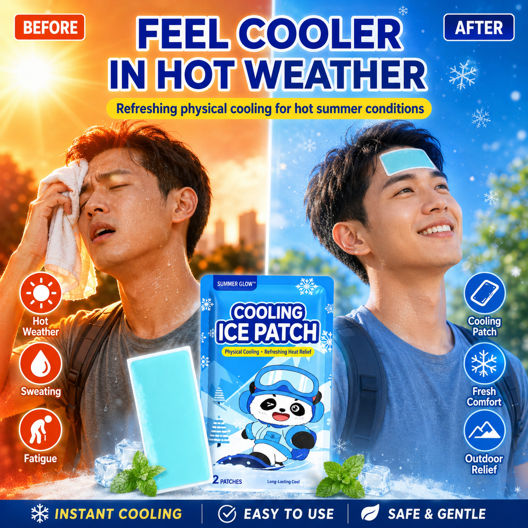 Gentle Skin-Friendly Instant Cooling Relief Patches