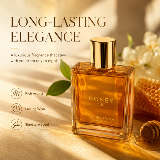Honey Agarwood Light Perfume 100ml (3.4oz) - Focused on Enhancing Women's Charm