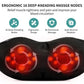 Heated Shiatsu Neck Massager｜16 Deep-Kneading Nodes｜Relax Muscles