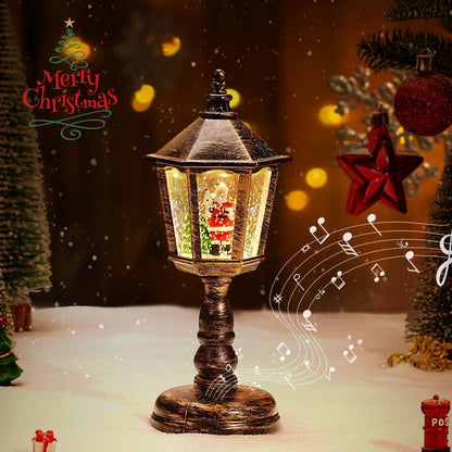 🎄Christmas Snow Night Light with Music Luminous Decoration Lamp✨