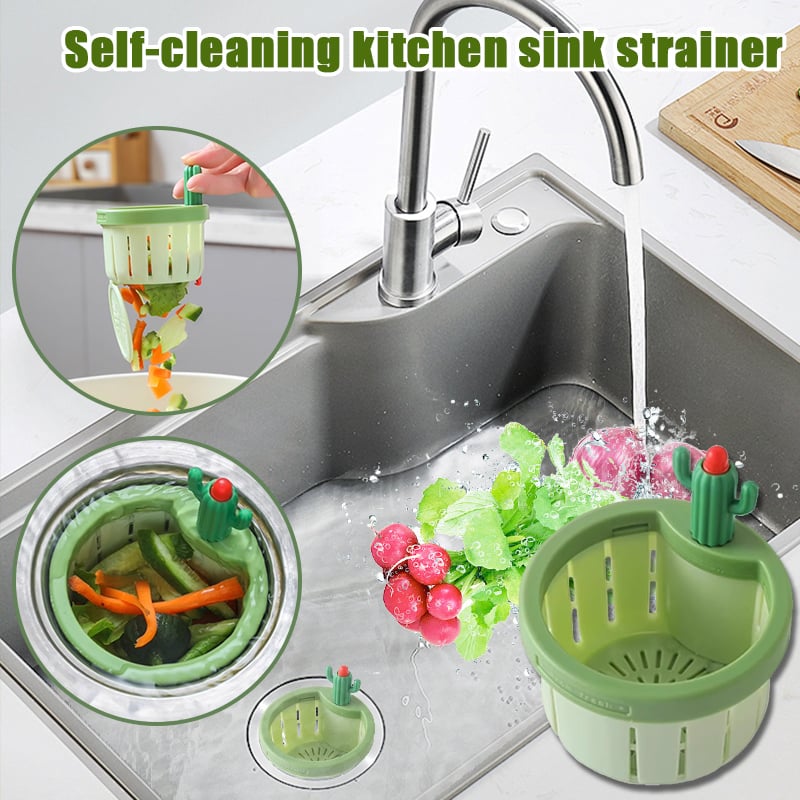 🔥2024 SALE - Self-Cleaning Kitchen Sink Strainer🔥BUY 2 GET 1 FREE