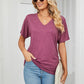 💕Hot Promotion- UP TO 58% OFF🌷V-Neck Solid Color Loose Ladies Tops