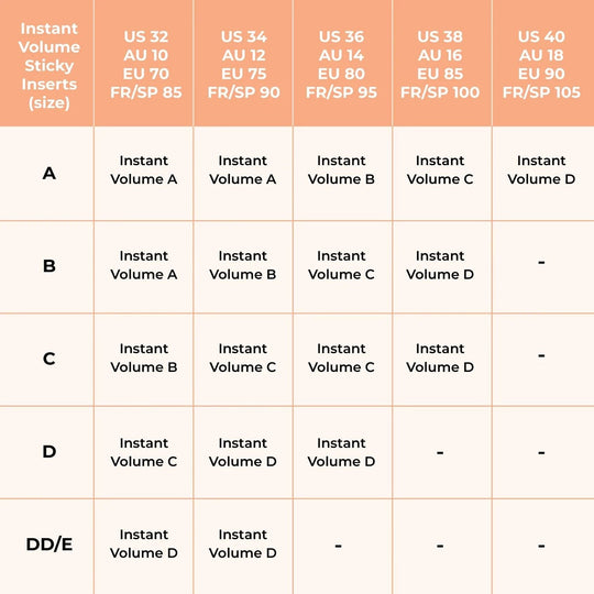 OUFALI Push Up Sticky Inserts Double-Sided Adhesive Ultra Boost Padding Inserts for Bikini Swimsuit Sports Strapless Bra