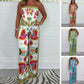 ✨Early Summer New✨Women's Spaghetti Strap Printed Top & Loose Pants 2-Piece Set