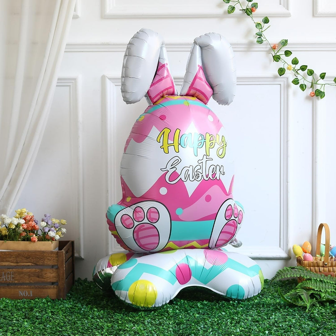🎁EASTER SALE – £5.99!!🐰🎉Giant 3D Standing Bunny Balloon Self-Supporting Festive Cheer