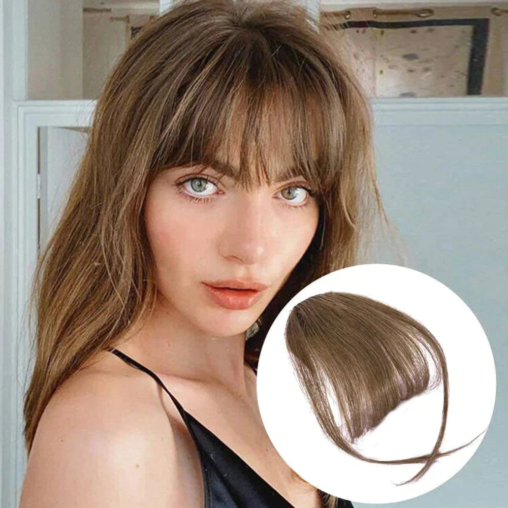 🎀Last Day 60% OFF🎀Clip In Bangs 100% Human Hair Extensions Air Bangs