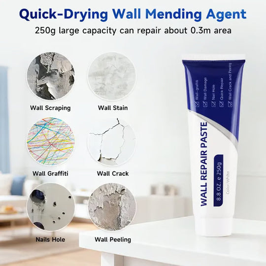 🔬 2026 Innovation | Wall Repair Paste | Fills Cracks & Holes in 1 Step 🏠【Flash Sale】