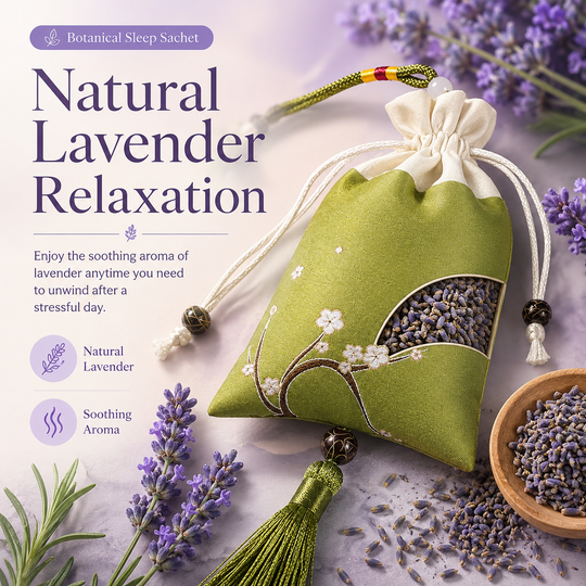 Lavender Herbal Sachet - relax, calm, bedtime routine, fall asleep faster, peaceful sleep environment