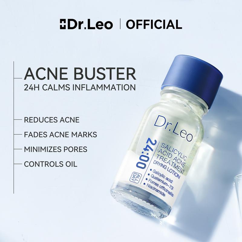 Dr.Leo 24H Acne & Pimple Treatment Drying Lotion | Salicylic Acid + Sulfur + Niacinamide | Viral Product | Inflammation Relief, Post-Blemish Care & High Pressure Pimple Relief