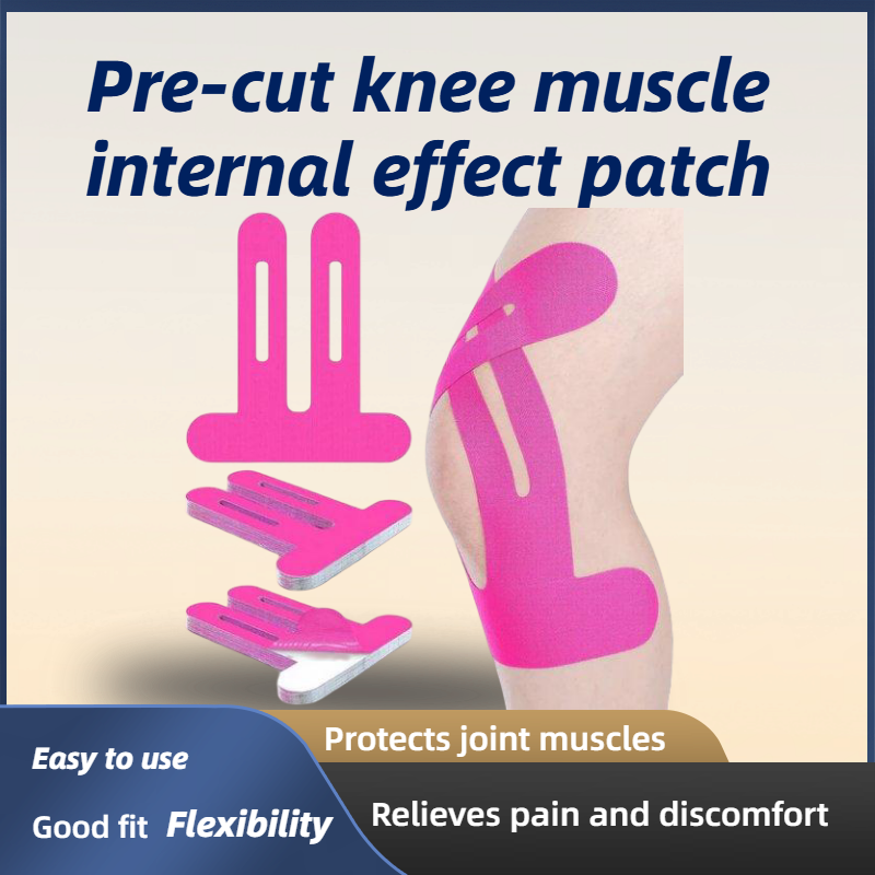 🎯 Pre-Cut Knee Kinesiology Tape: Easy Apply, Support & Pain Relief