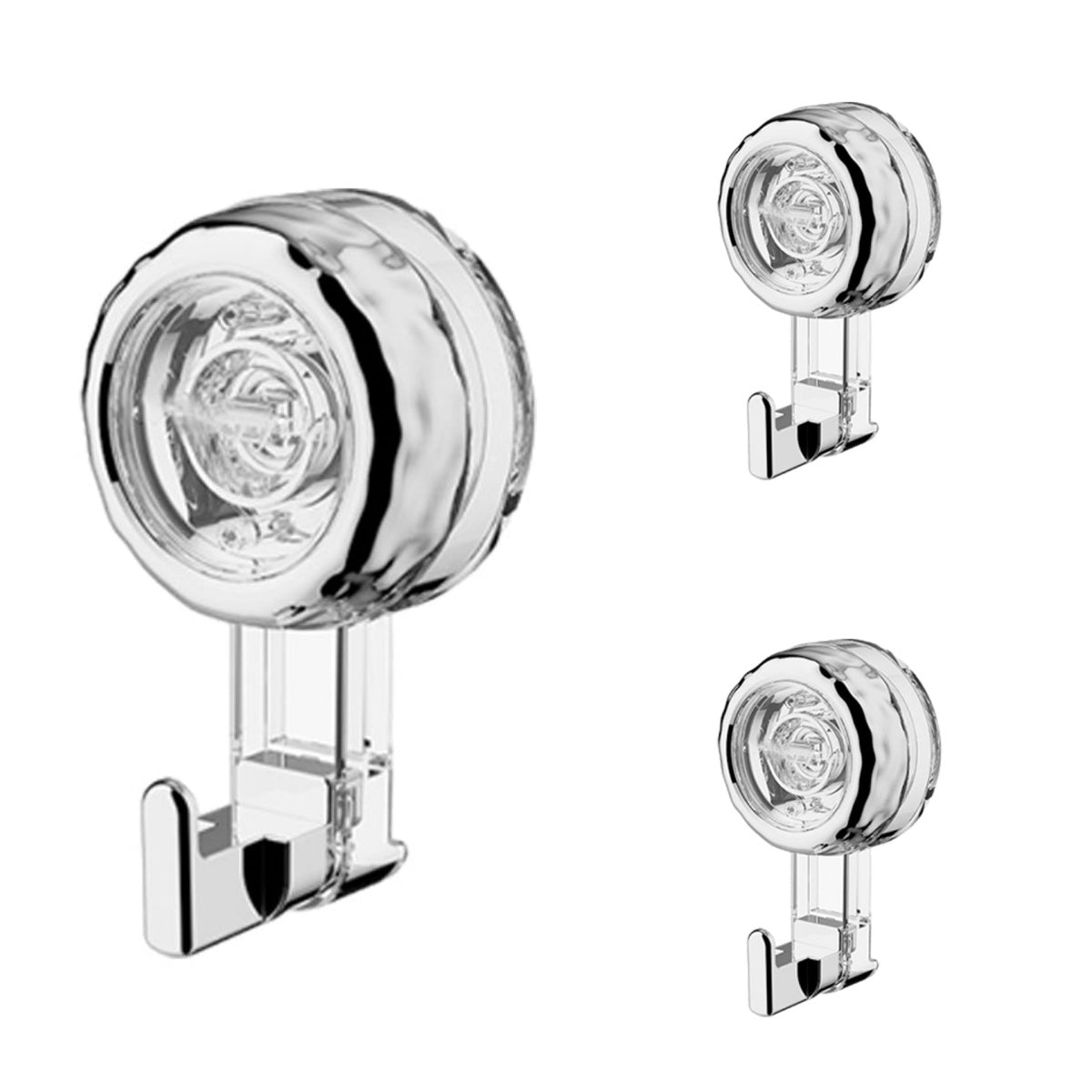Punch-free Swivel Vacuum Type Suction Cup Hooks