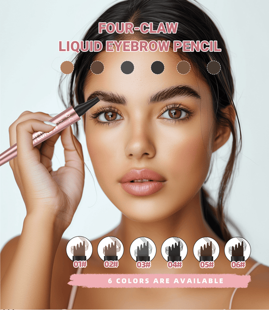💞50K+ SOLD!💥3D Microblading Eyebrow Pencil – 4-Prong Tip, Waterproof & Natural Hair-Like Strokes 🖌️