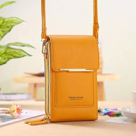 🏆Last Day Promotion:SALE 50% OFF 🔥 👜  Simple and elegant women's touchscreen crossbody phone wallet