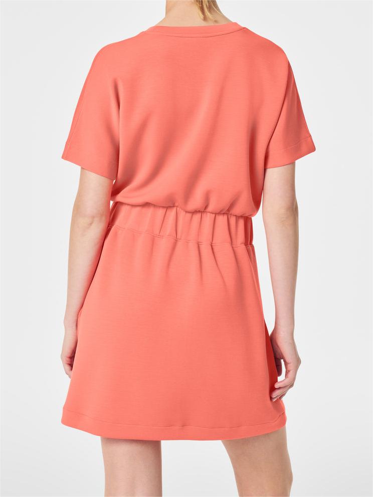 Casual Elastic-Waist T-Shirt Dress👗