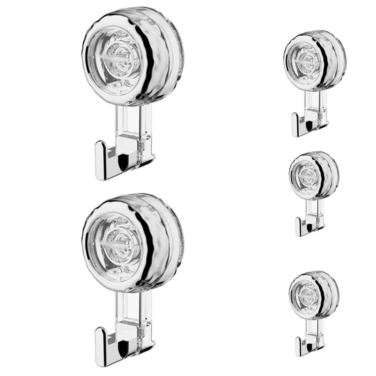 Punch-free Swivel Vacuum Type Suction Cup Hooks