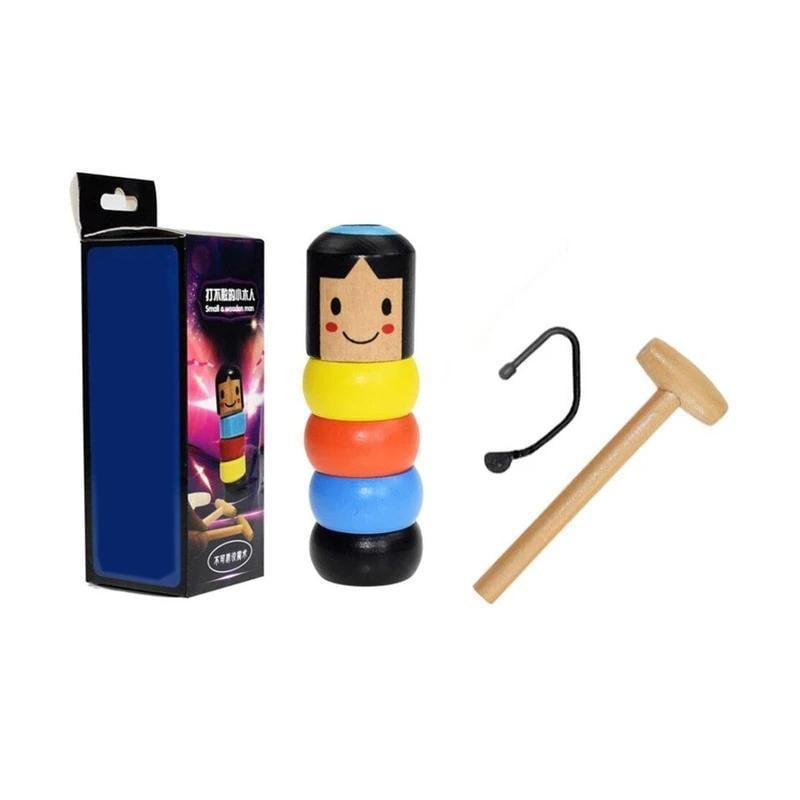 Unbreakable Wooden Man Magic Toy🧙‍♂