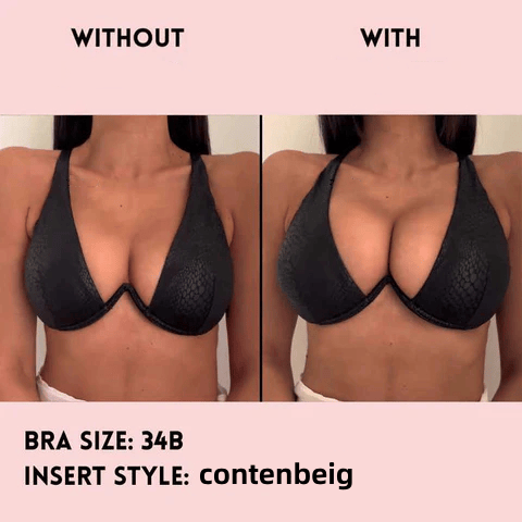 OUFALI Push Up Sticky Inserts Double-Sided Adhesive Ultra Boost Padding Inserts for Bikini Swimsuit Sports Strapless Bra
