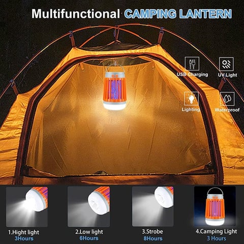 💥Multi-functional Solar Camping Mosquito Killer Lamp