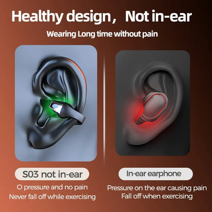 Mother's Day Promotion 74% OFF- Wireless Ear Clip Bone Conduction Headphones