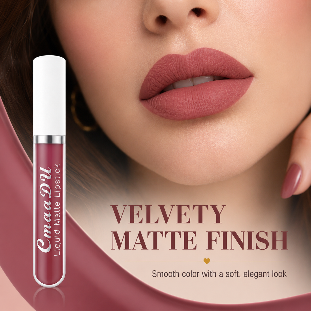 💜10Pcs Matte Waterproof  Long Lasting Lip Gloss