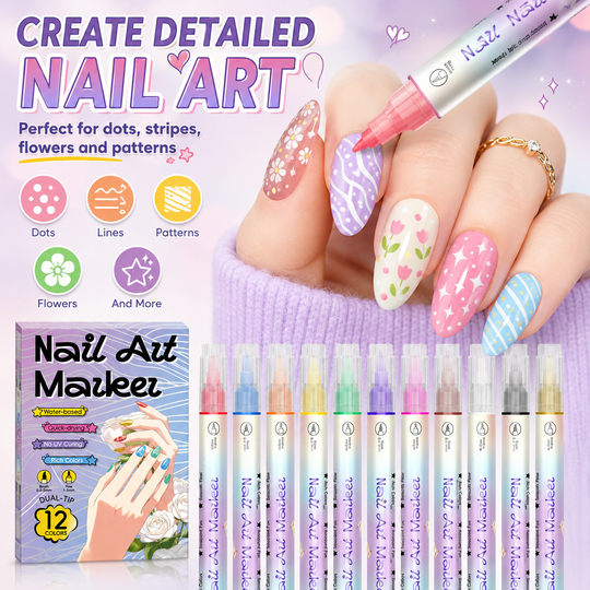 DIY Nail Art Marker Pen Set