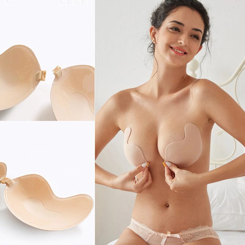 💗BUY 1 GET 1 FREE - 2 PAIRS - EACH ONLY ￡3.99!!🎁Adhesive Push-up Bra