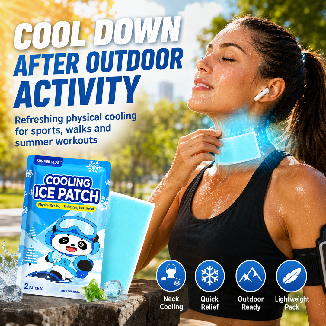 Gentle Skin-Friendly Instant Cooling Relief Patches