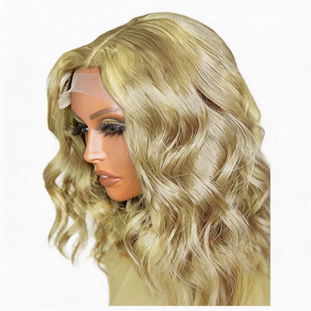 West Kiss 250% Density Right Side Part Glueless LayerCut Wig 6x8 Lace Closure Wig Body Wave Pre Cut Pre Bleached Ready Go Wigs