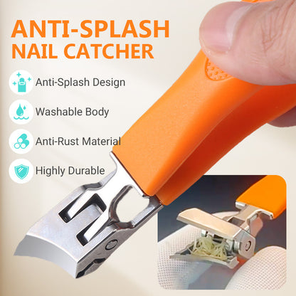 🎅Christmas Specials 50% OFF🎁🎁Wide Jaw Opening Anti-Splash Slanted Nail Clipper