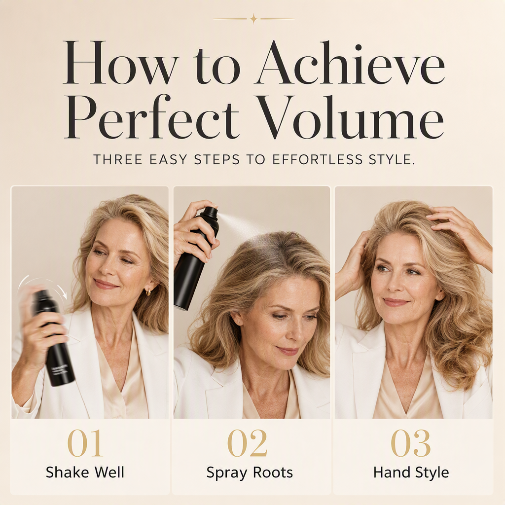 💨50% OFF NOW! Fluffy Hair Shaping Spray‑Lightweight Volumizing Mist, All‑Day Strong Hold Humidity‑Resistant Peach Scent Hair Spray for Fine Flat Thin Hair